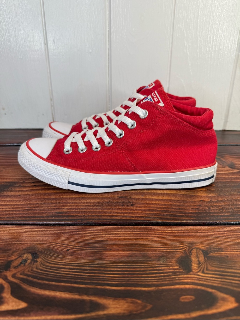 Converse Chuck Taylor All Star Madison Mid-Top Sneakers – Red – Women’s 8.5